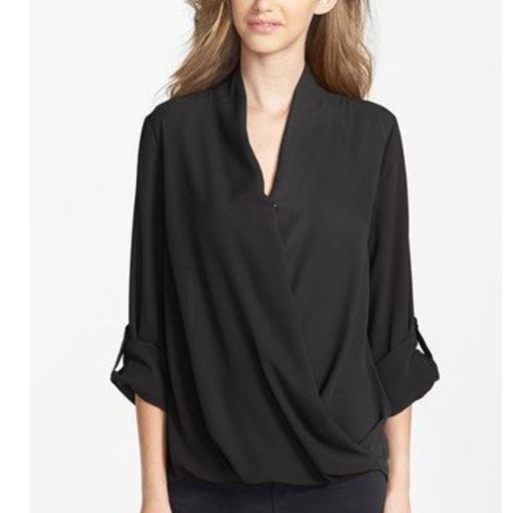 Pleione Faux Wrap Blouse - Picture 2 of 7